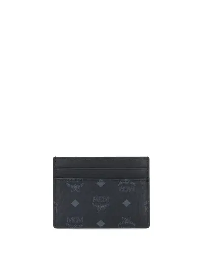 Mcm Card Holder In Black