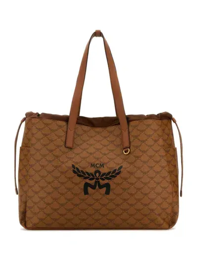 Mcm Himmel Tote Bag In Brown