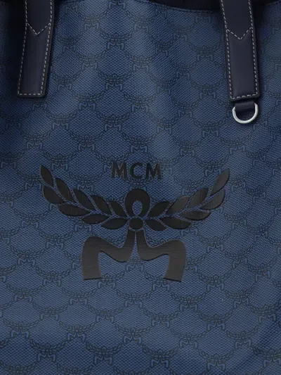 Mcm Himmel Tote In Navy Blazer