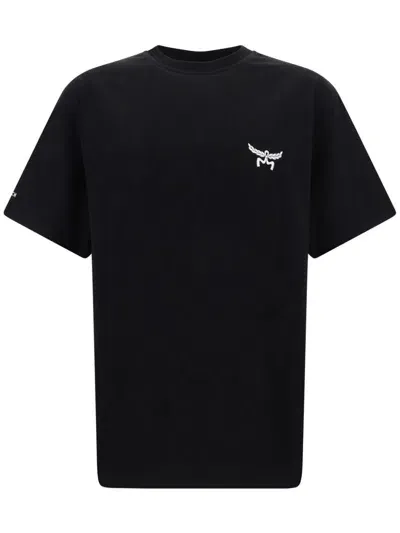 Mcm Logo-print T-shirt In Black