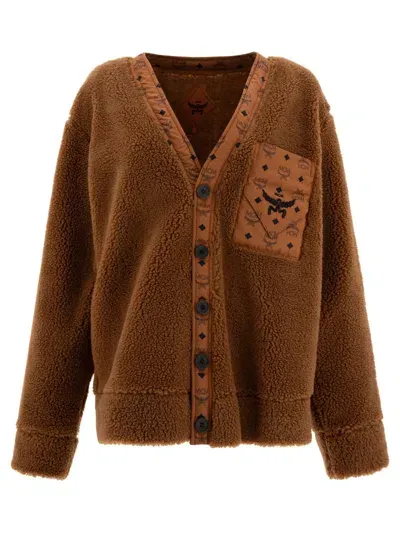 Mcm Monogram Jackets Brown