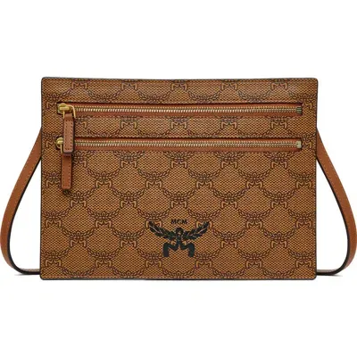 Mcm Small Himmel Lauretos Crossbody Bag In Brown