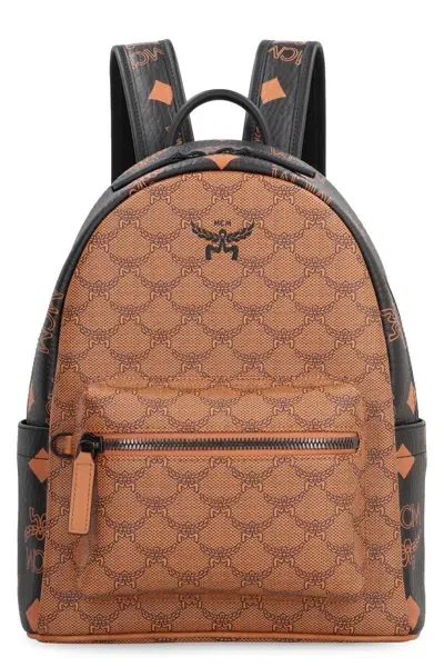 Mcm Stark Laurel Small Visetos Backpack In Black