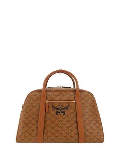 Mcm Travel Bags In Brown