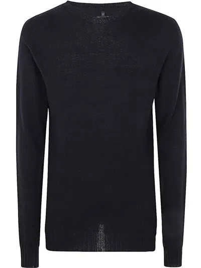 Md75 Round Neck Cashmere Sweater Clothing In Blue