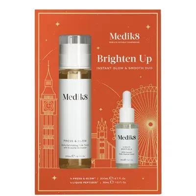 Medik8 Brighten Up Instant Glow And Smooth Duo In White