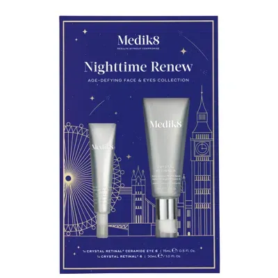 Medik8 Nighttime Renew Age-defying Face And Eyes Collection In White