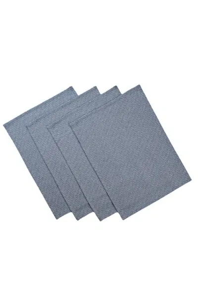 Meema Rustic Placemats Set Of 4 In Blue