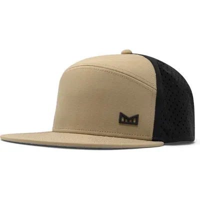 Melin Trenches Icon Hydro Performance Snapback Hat In Brown