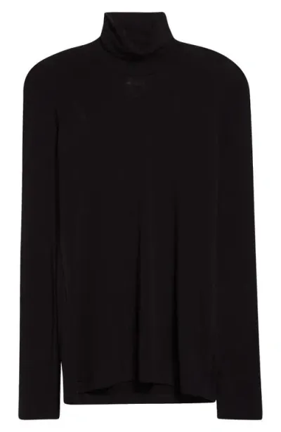 Melitta Baumeister Turtleneck Top In Black