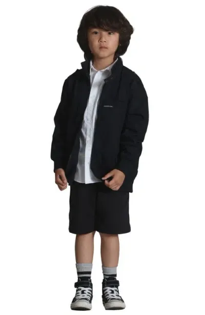 Members Only Kids'  Iconic Racer Jacket In Black