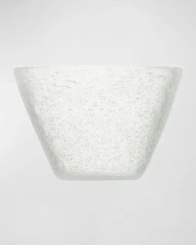 Memento 10 Oz. Small Serving Bowls, Set Of 4 In White Transparent