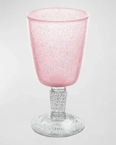 Memento 10 Oz. Wine Goblets, Set Of 6 In Pink