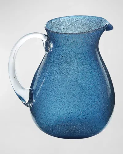 Memento Glass Pitcher, 54 Oz. In Deep Blue