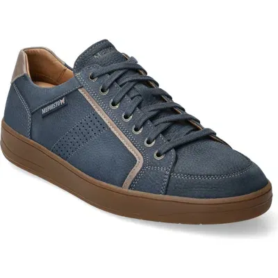 Mephisto Harrison Sneaker In Jeans Blue