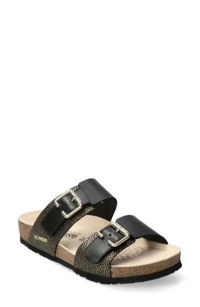 Mephisto Maya Buckel Sandal In Black