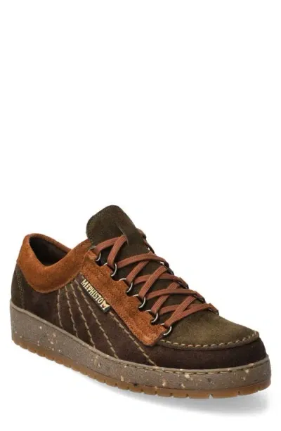 Mephisto Rainbow Sneaker In Dk Brown