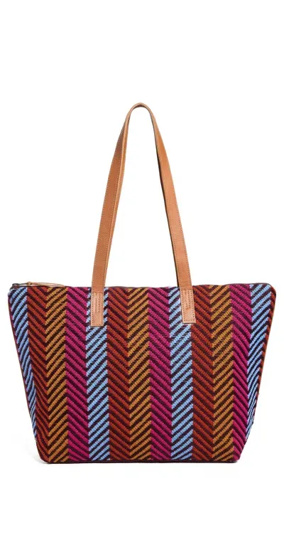 Mercado Global Estella Tote Winter Berry