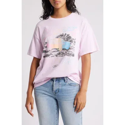 Merch Traffic Bronco '94 Oversize Graphic T-shirt In Light Pink