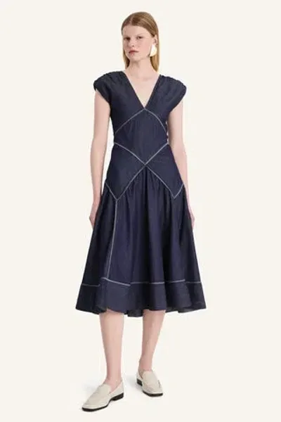 Merlette Skane Dress In Dark Denim