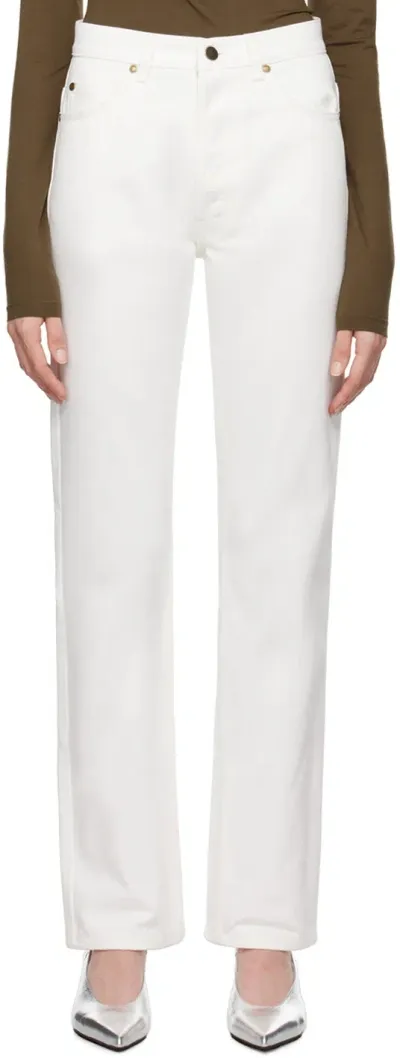 Meta Campania Collective White Chad 5 Pocket Jeans