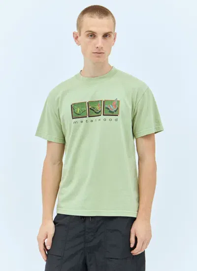 Metalwood Studio Metalmorphosis T-shirt In Green