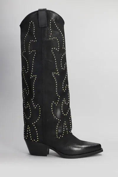 Metisse Texan Boots In Black