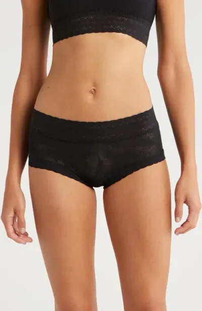 Meundies Allover Lace Hipster Briefs In Black