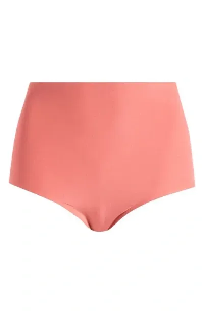 Meundies Dreamseam High Waist Shortie Briefs In Dusty Cedar