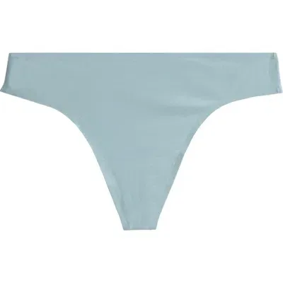 Meundies Dreamseam Thong In Blue Slate