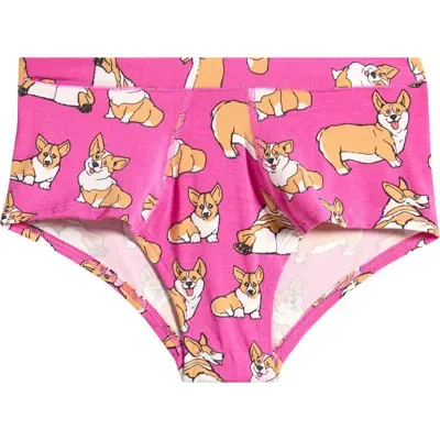 Meundies Feelfree Print Cheeky Briefs In Sploot