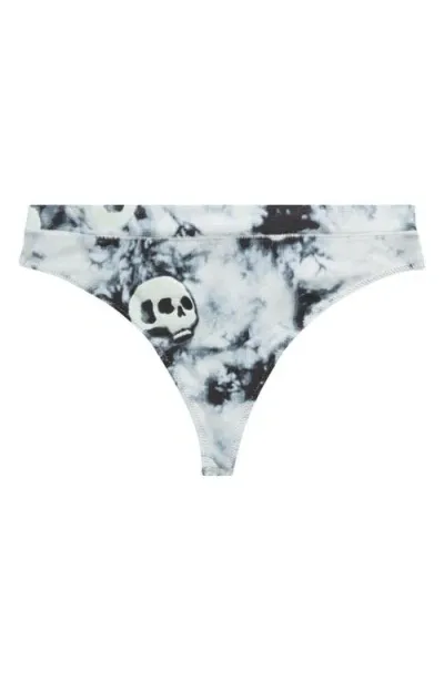 Meundies Feelfree Thong In Ghosted