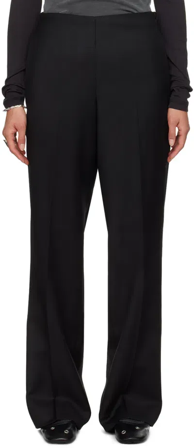 Mfpen Black Taper Trousers