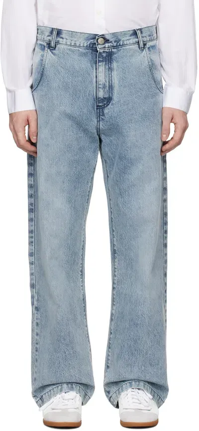 Mfpen Blue Straight Cut Jeans