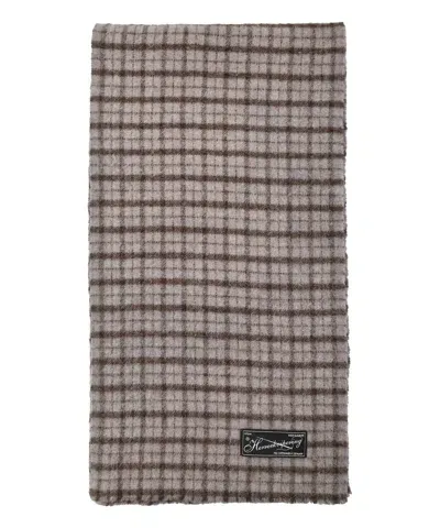 Mfpen Wool Scarf In Beige