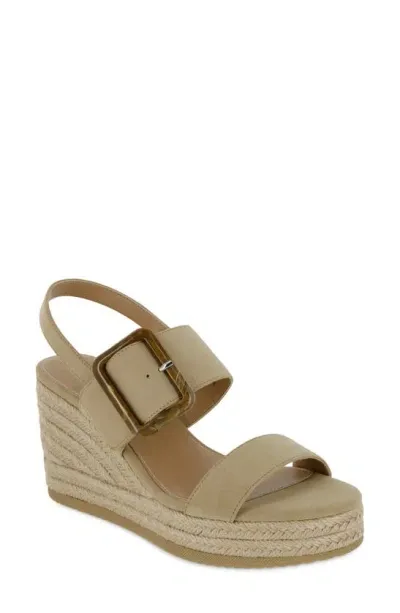 Mia Brooke Slingback Espadrille Platform Wedge Sandal