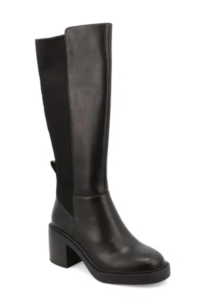 Mia Grier Knee High Boot In Black