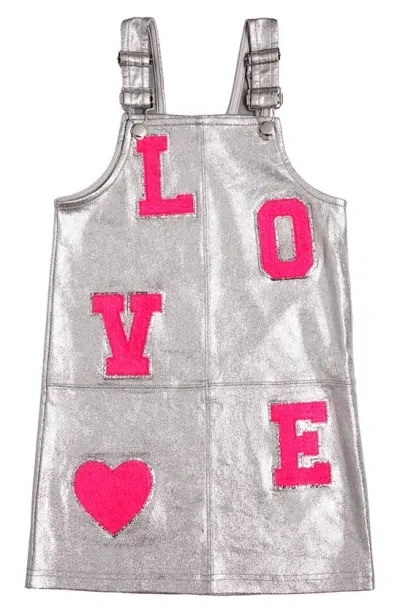 Mia New York Kids' Love Dress In Silver