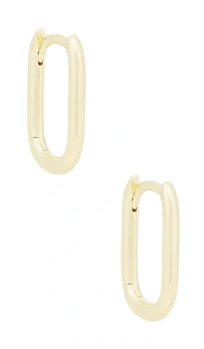 Miansai Zion Huggie Earring In Polished Gold