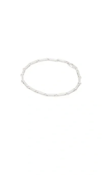 Miansai Jax Bracelet In Polished Silver