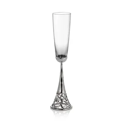 Michael Aram Heart Toasting Flutes, Set Of 2 In Gray