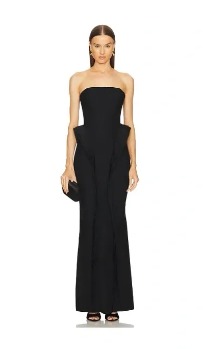 Michael Costello X Revolve Alondra Gown In Black