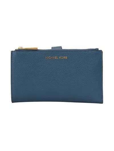 Michael Kors Adele Smartphone Wallet In Blue