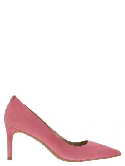 Michael Kors Alina Flex - Suede Décolleté In Pink