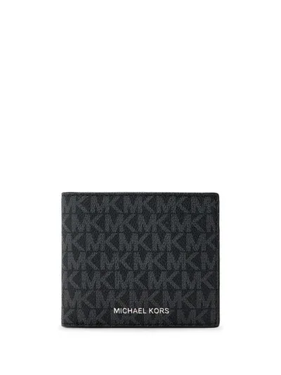 Michael Kors Billfold W Id Accessories In Black