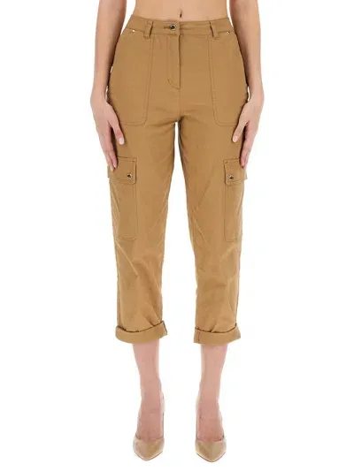 Michael Kors Cargo Pants In Beige