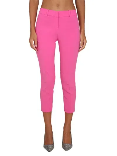 Michael Kors Cropped Pants In Fuchsia