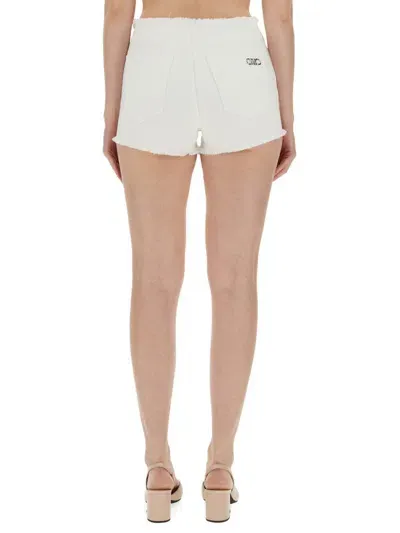 Michael Kors Denim Shorts In White