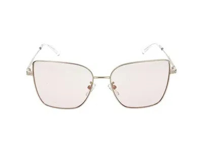 Michael Kors Eyewear Bastia Butterfly Frame Sunglasses In Gold