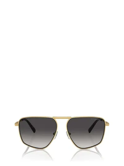 Michael Kors Eyewear Silverton Pilot Frame Sunglasses In Gold